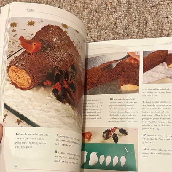 Celebration Cakes Book with Red Roses - Picture 6 of 8